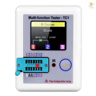 Máy đo điện trở đèn nền màn hình TFT nhiều màu sắc đa năng