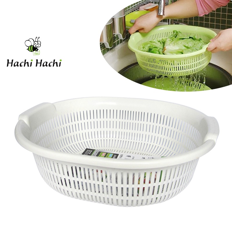 Rổ nhựa Sanada 32.7x29.1cm - Hachi Hachi Japan Shop