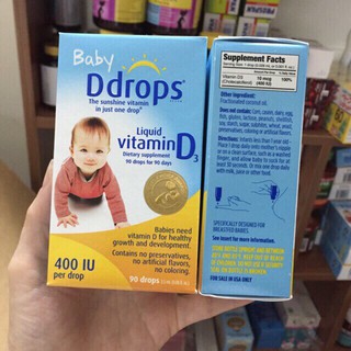 Vitamin d3 drop mỹ