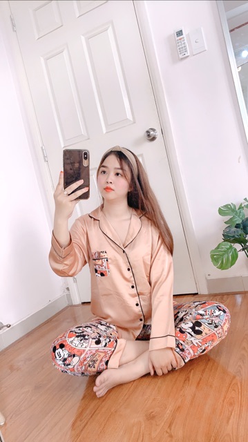 Đồ Bộ Pijama SATIN TDQD CAO CẤP -FORM XL (65-72KG)