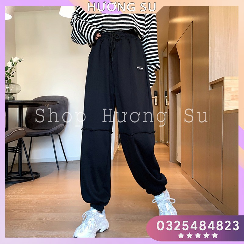 Quần jogger cạp chun viền nổi Hương SU