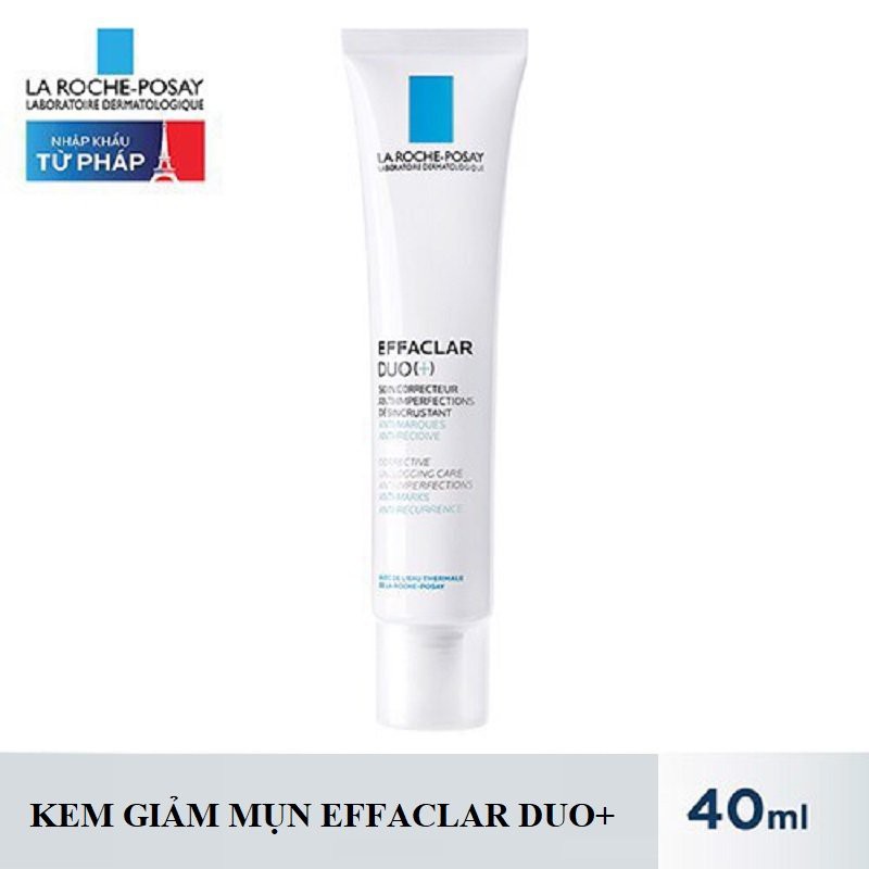 [Mã COS2405 giảm 8% đơn 300K] [CHÍNH HÃNG] Kem giảm mụn La Roche-Posay effaclar Duo+ 40ml