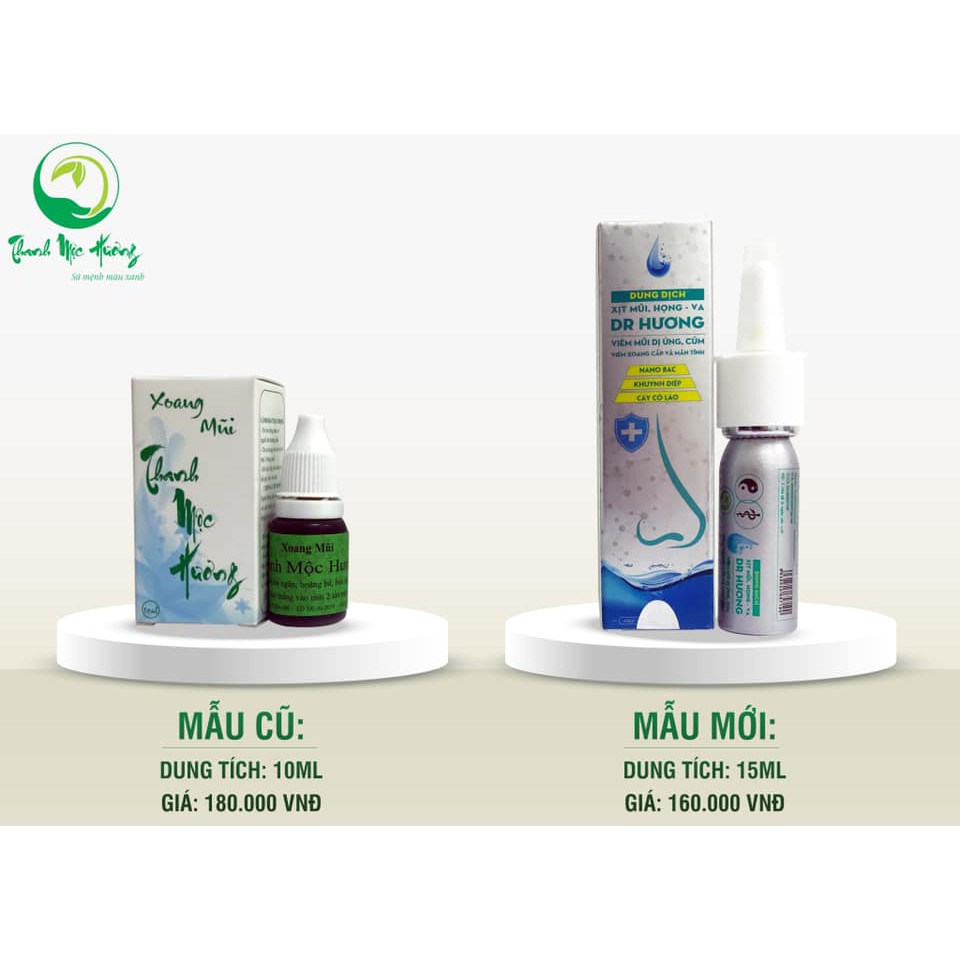 Xoang Nhỏ Mũi Họng VA Dr Hương Thanh Mộc Hương 18ml Thông Xoang Thoáng Mũi