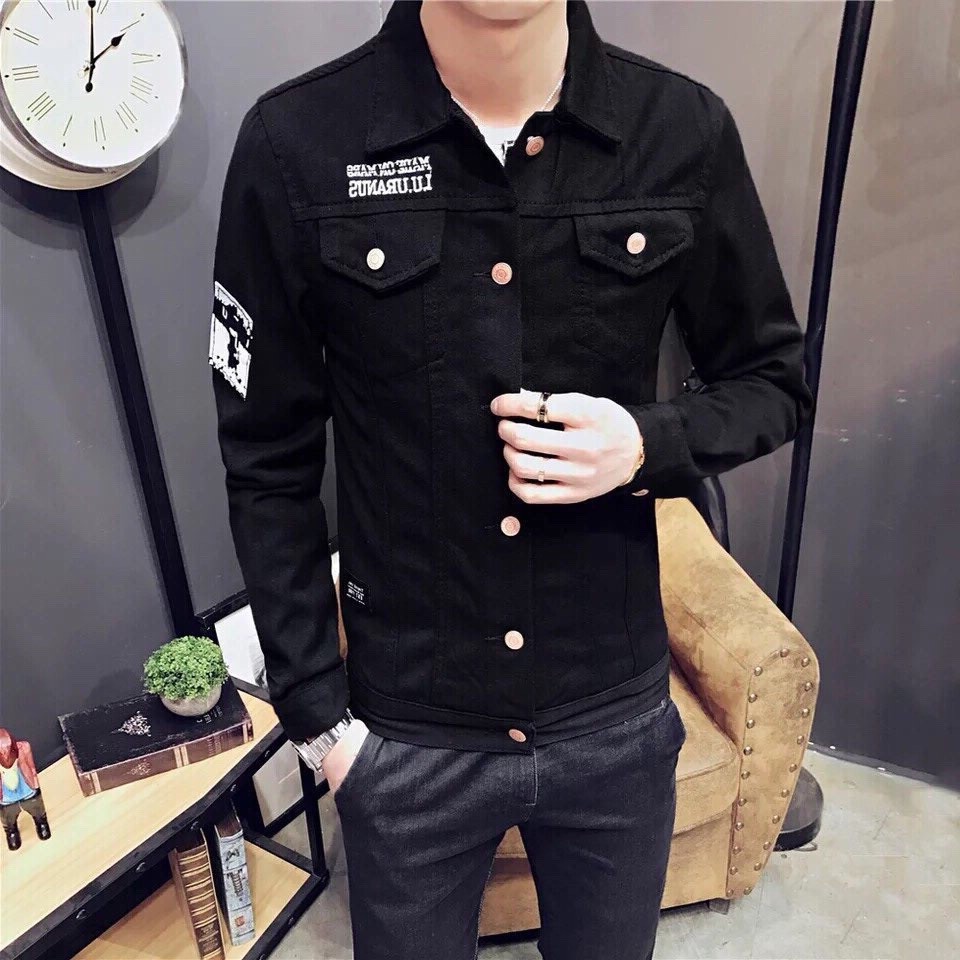ÁO Khoác Nam .áo khoác jean nam đen ảnh thật của vuajeans (kèm ảnh thật) | BigBuy360 - bigbuy360.vn