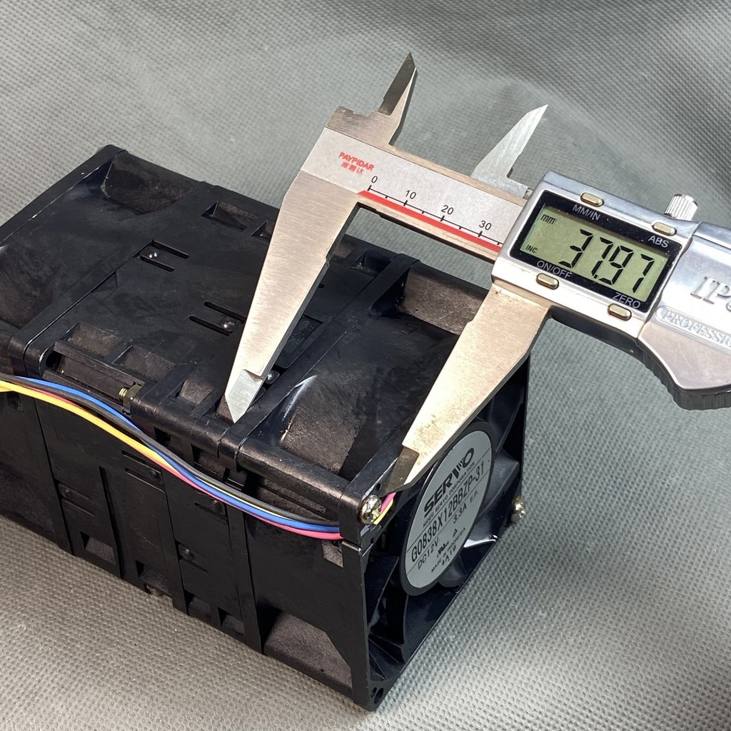 Quạt Hỏa Tiễn 8 cm Delta 12 V-- 3.3A x 2 . gió siêu mạnh G0838X12BBZP-31