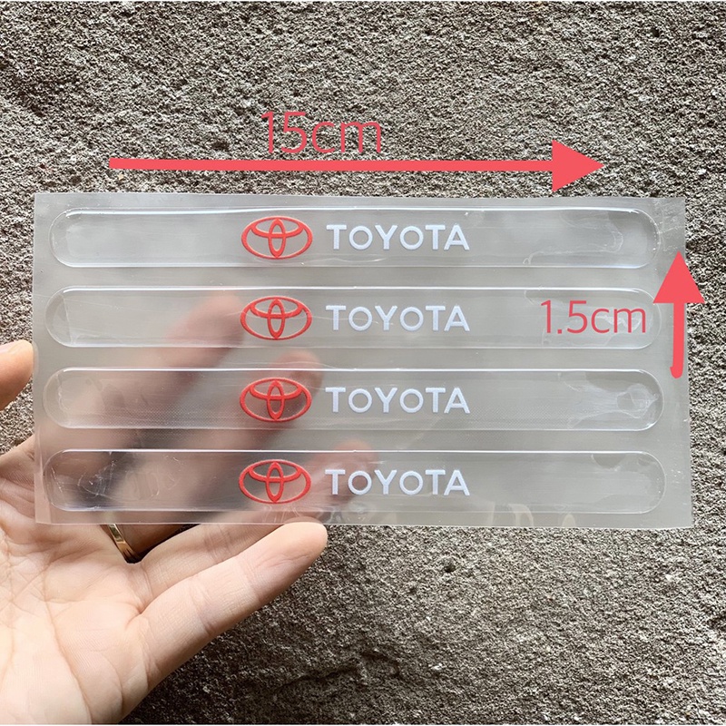 Combo 10 Miếng Dán Silicon Trong Chống Xước Hõm Cửa, Tay Nắm Cửa , Gương Ô Tô Xe Hơi  Honda,Mazda, Toyota, Ford, Kia...