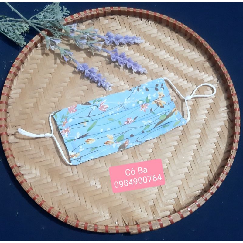 Set khẩu trang lụa cao cấp