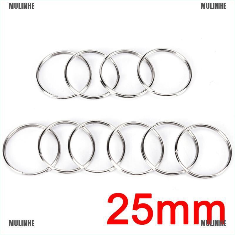 Set 10 khoen móc khóa bằng thép không gỉ tiện lợi