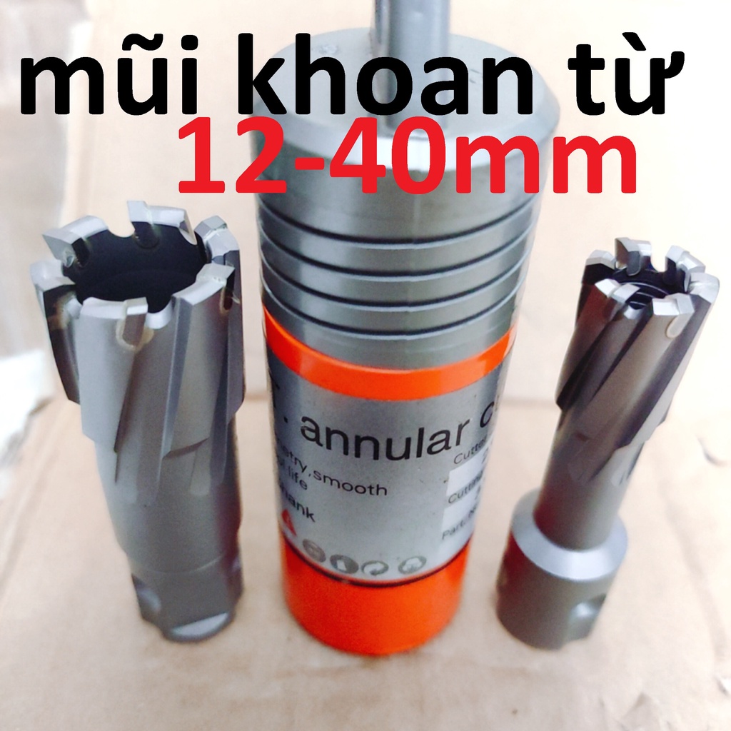 Mũi khoan từ 12-40mm đầu hợp kim, me dài 35mm