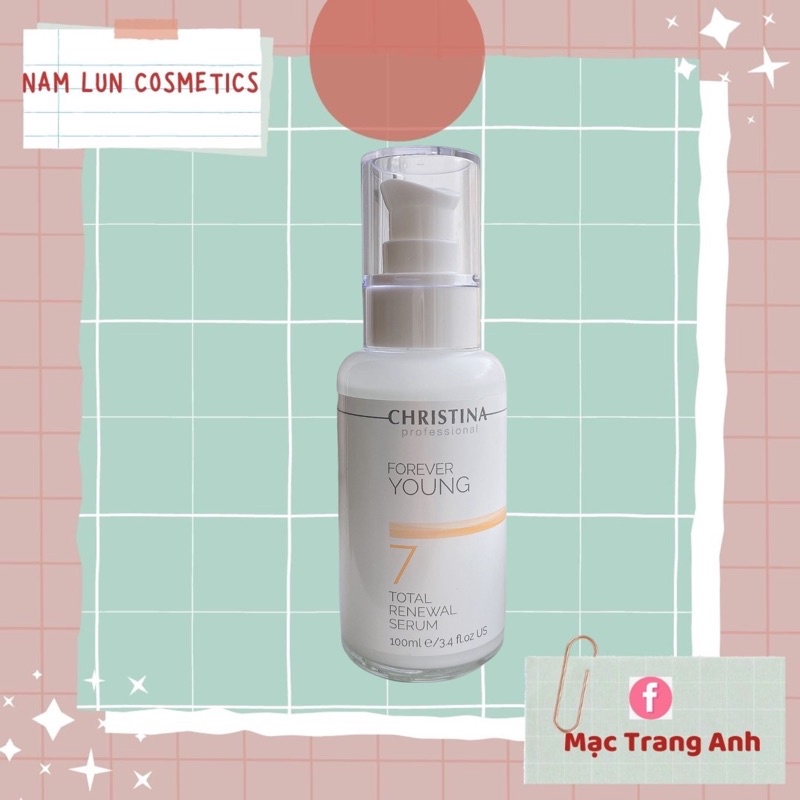 Serum phục hồi cấp ẩm căng bóng  Christina Forever young Total