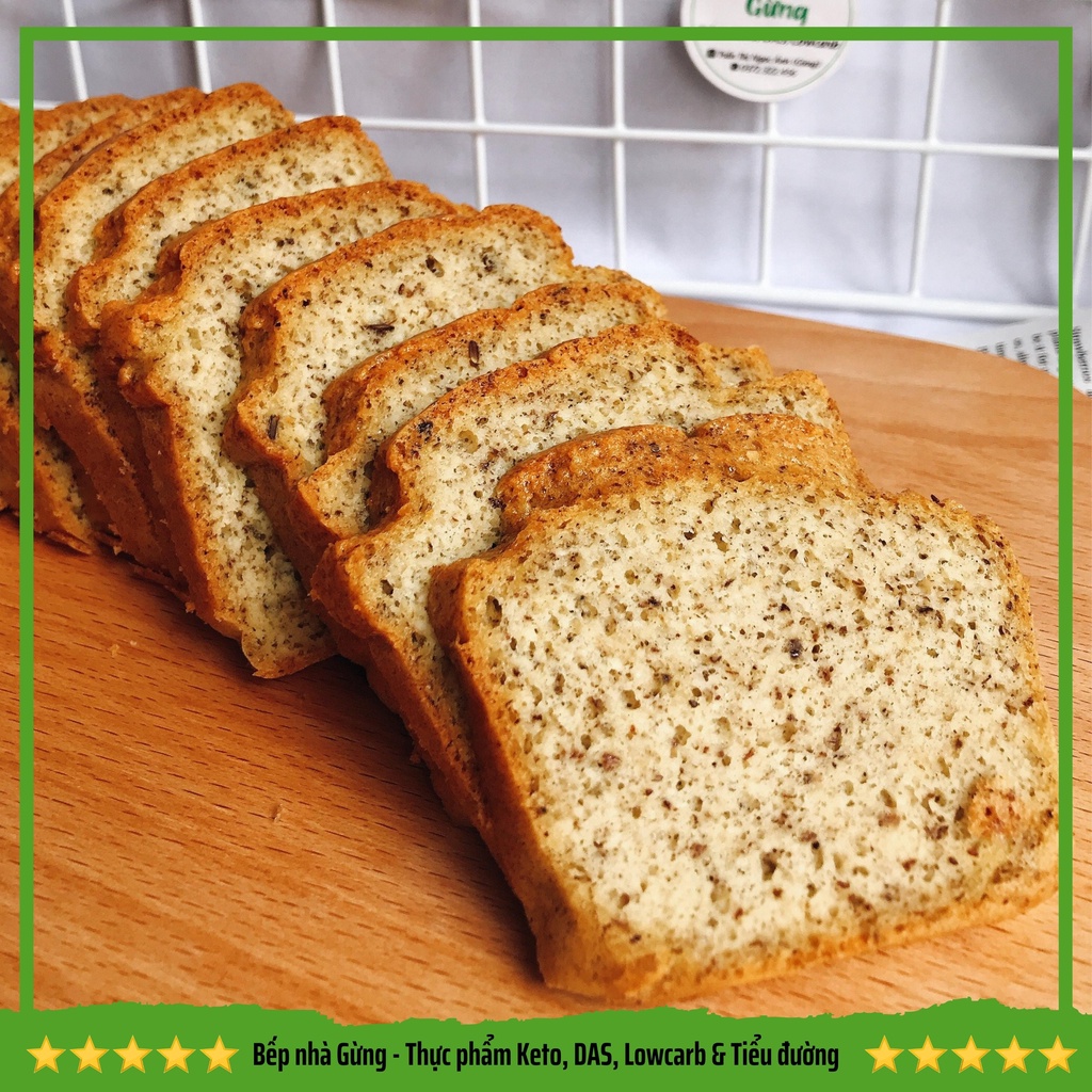 Sandwich lanh - For Keto, DAS, Lowcarb, Eatclean & Tiểu đường