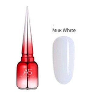 Sơn AS màu white milk trang trí móng đồ nail