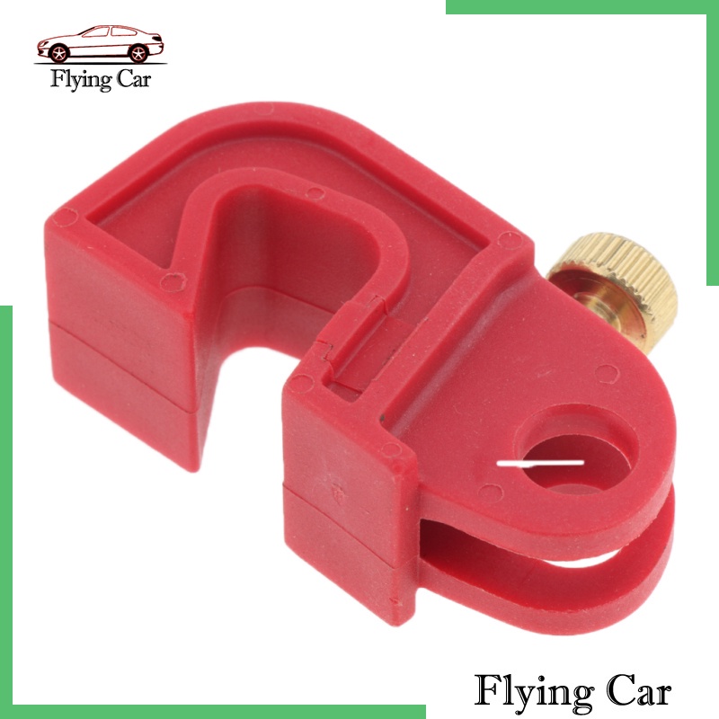 [Lzdjfmy2] Cầu Dao Khóa Đa Năng Màu Đỏ Với Vít Xoắn