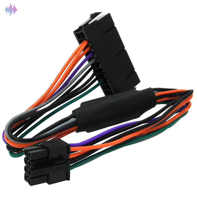 Dây cáp chuyển đổi nguồn 24 Pin sang 8 Pin ATX PSU cho DELL Optiplex 3020 7020 9020 9020 T1700 12-Inch(30cm)