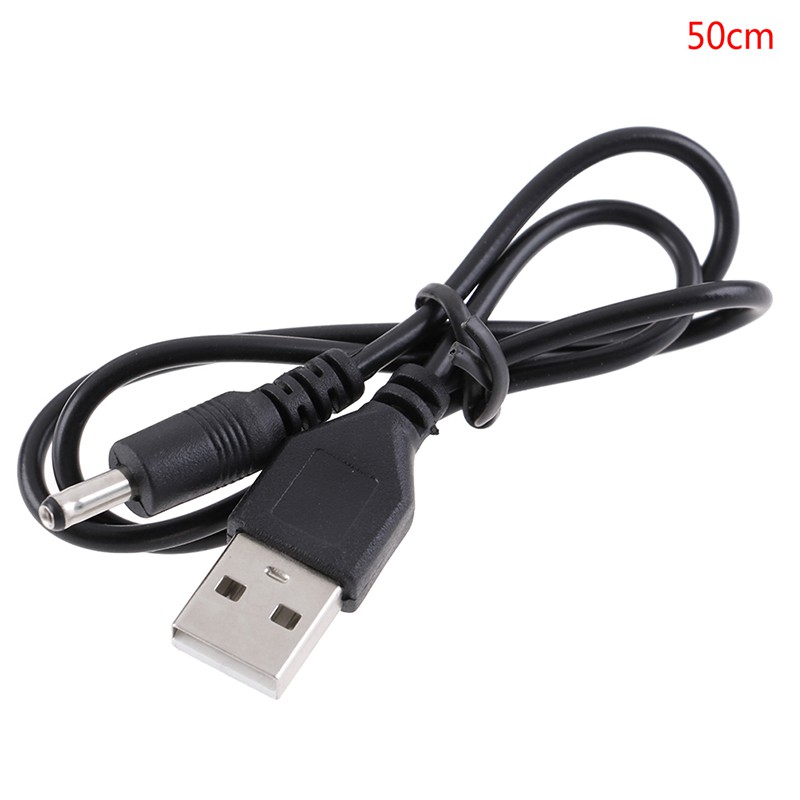 1 Dây Cáp Sạc Chuyển Đổi Từ Giác Cắm Usb A Sang Dc 3.5x1.35mm