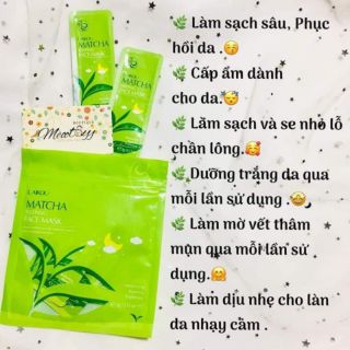 Mặt nạ ngủ matcha trà xanh