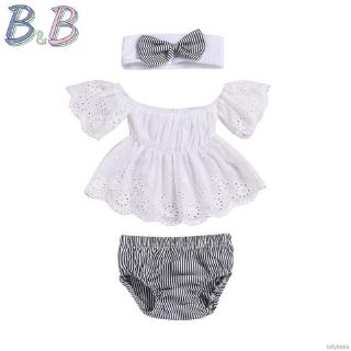 Set Đồ 3 Món Thời Trang Cho Bé Gái Sơ Sinh