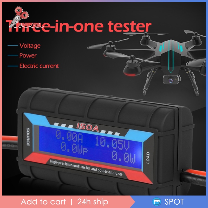 Máy Phân Tích Công Suất Cao 100A / 150A Với Màn Hình LCD Và Đèn Nền