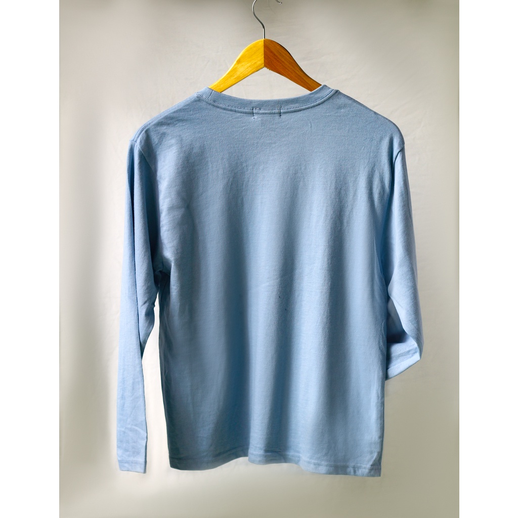 Áo thun Polo bé trai 6 tuổi tay dài cổ tròn cotton mỏng