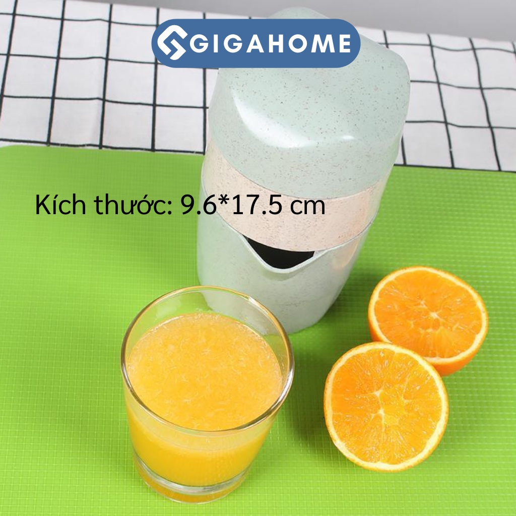 Dụng Cụ Vắt Cam GIGAHOME Bằng Lúa Mạch Có Nắp Và Cốc 600ml Tiện Dụng 7092