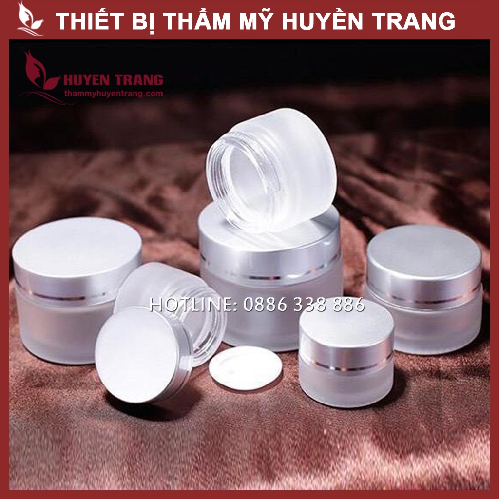 Hũ Chiết Mỹ Phẩm Thủy Tinh 10g 20g 30g 50g - Thẩm Mỹ Huyền Trang NANOCEE