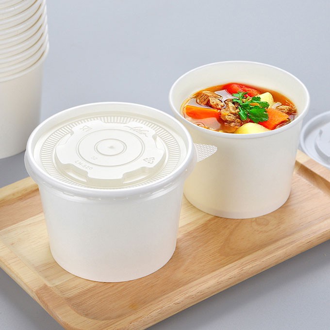 Bát giấy kraft đựng thực phẩm, cháo, bún phở, salad | BigBuy360 - bigbuy360.vn