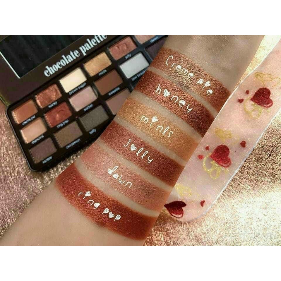 Bảng phấn mắt Sivana 18 ô phiên bản Chocolate Palette