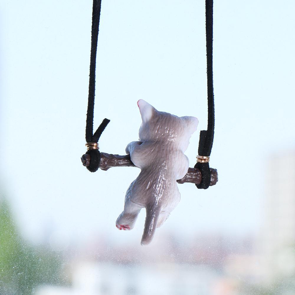 Phụ Kiện Treo Trang Trí Nội Thất Xe Hơi Hình Chú Mèo Dễ Thương Xinh Xắn