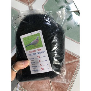 Lưới bẫy chim cu cao 5m dài 30m mắt 6 phân sợi 15 hàng y hình 33