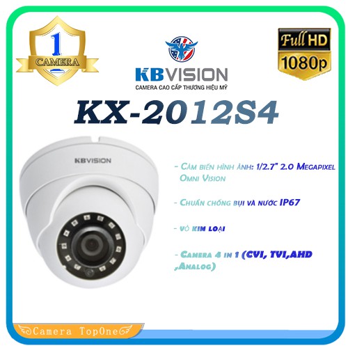 CAMERA KBVISION KX-2012S4 2.0MP