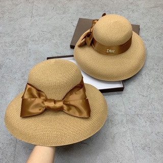 Mũ chuông cói nơ tiểu thư
