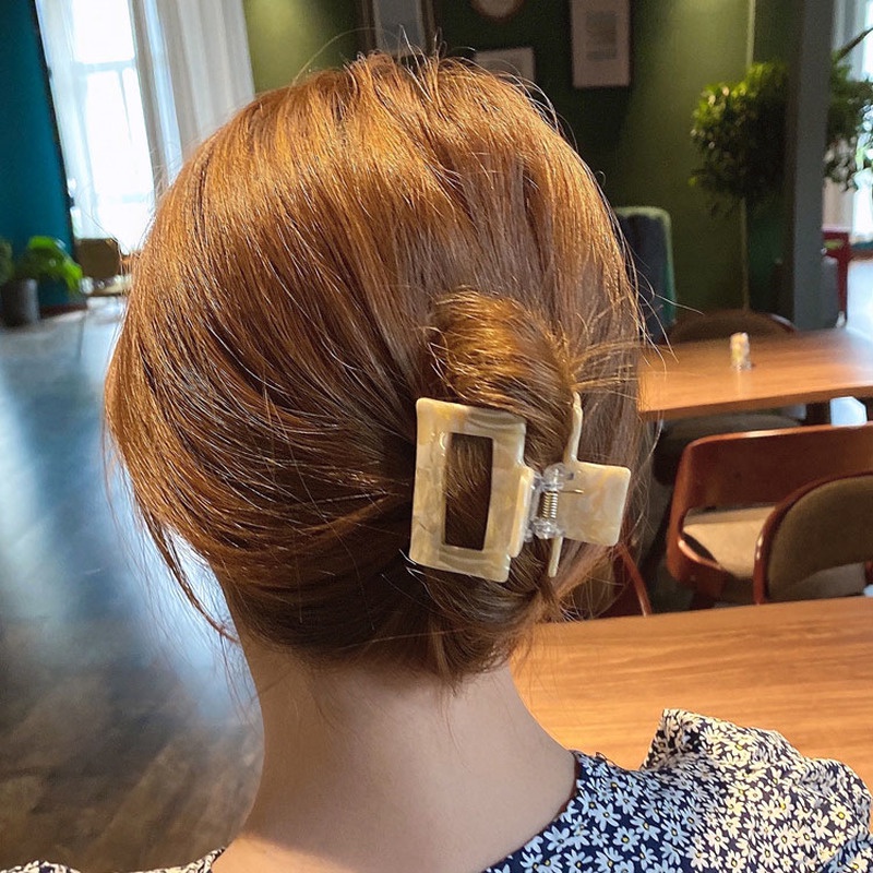 (MớI) Kẹp TóC Acrylic MàU Trơn