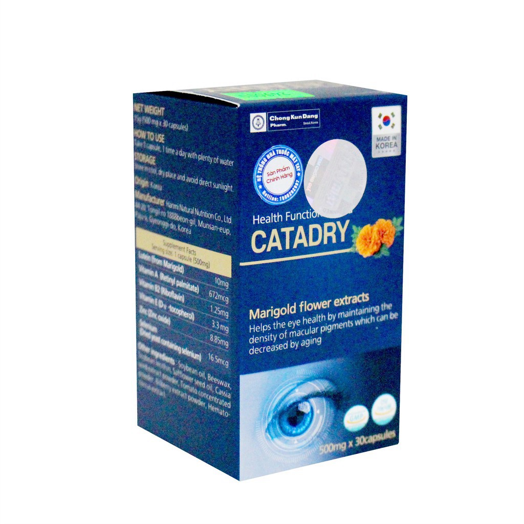 ❤️ Catadry - Chai 30 Viên - Tăng Cường Sức Khỏe Đôi Mắt | BigBuy360 - bigbuy360.vn