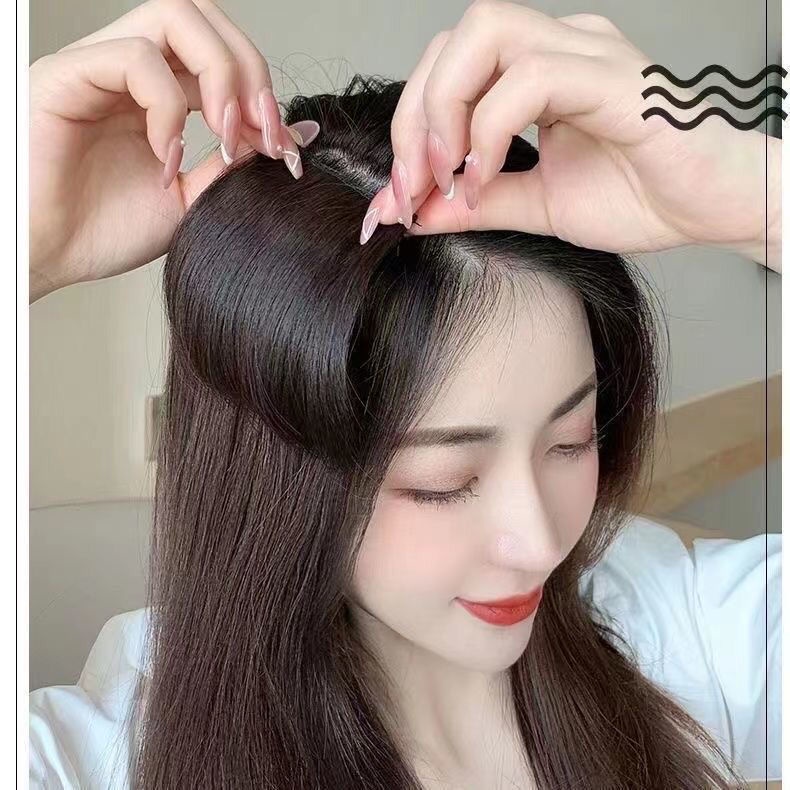 Dụng Cụ Làm Phồng Tóc Giả Hai Mặt Đệm Đệm Tóc Mềm Mại Thay Thế