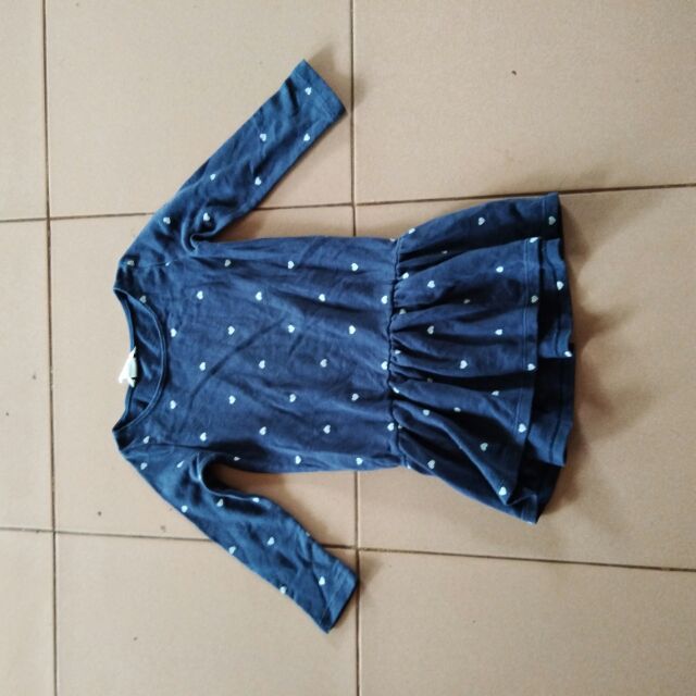 Váy chấm bi cho bé gáimàu xanh 13-16 kg vừa