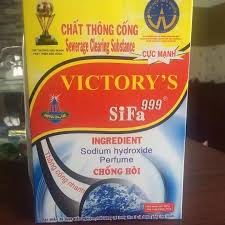Bột thông cống Sifa 999 200gr - Hiệu quả tức thì - An toàn khi sử dụng