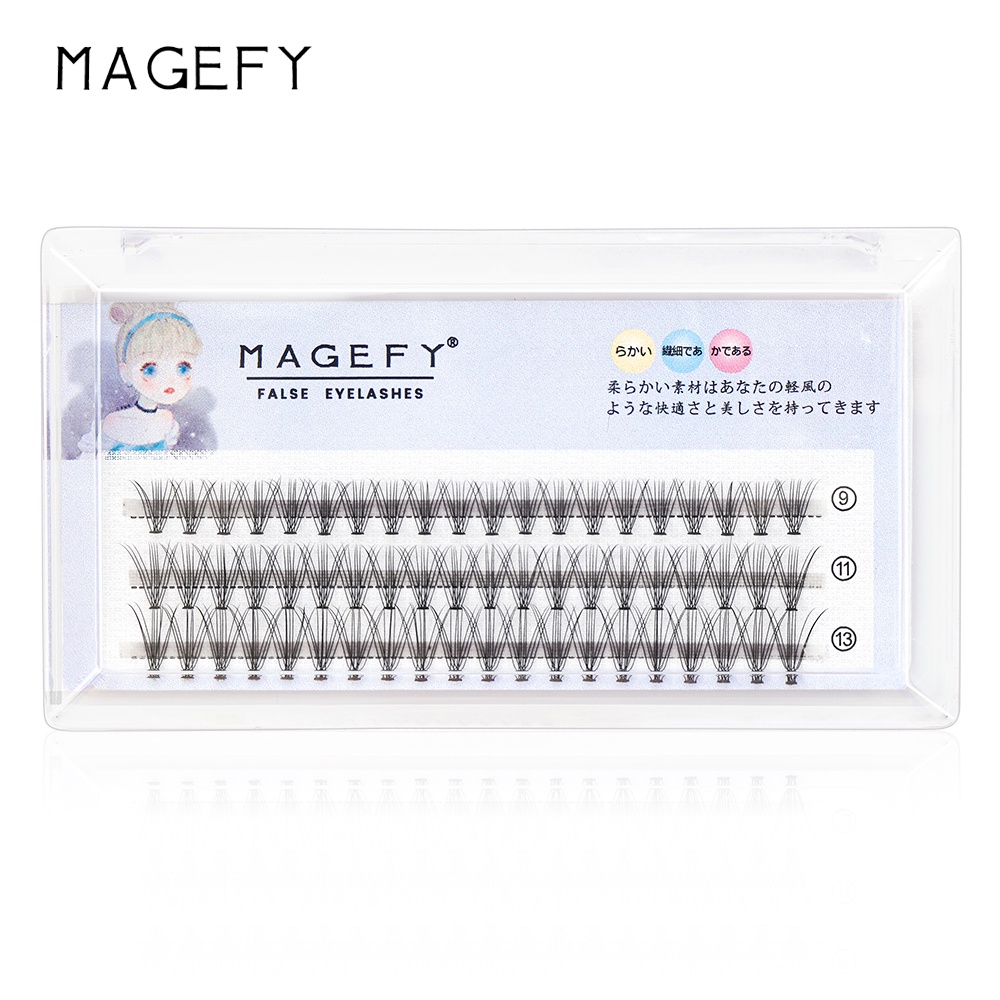 Set 20 Lông Mi Giả Bằng Sợi Tổng Hợp Nhẹ Nhàng Tự Nhiên MAGEFY 63