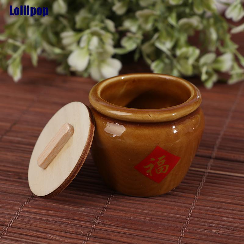 Mô hình thùng gạo nhỏ đồ chơi búp bê cỡ 1/ 12