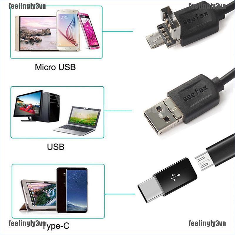 ❤ADA❤ Máy quay nội soi dài 15cm ống kính 5.5mm có jack cắm USB dùng để vệ sinh tai TO