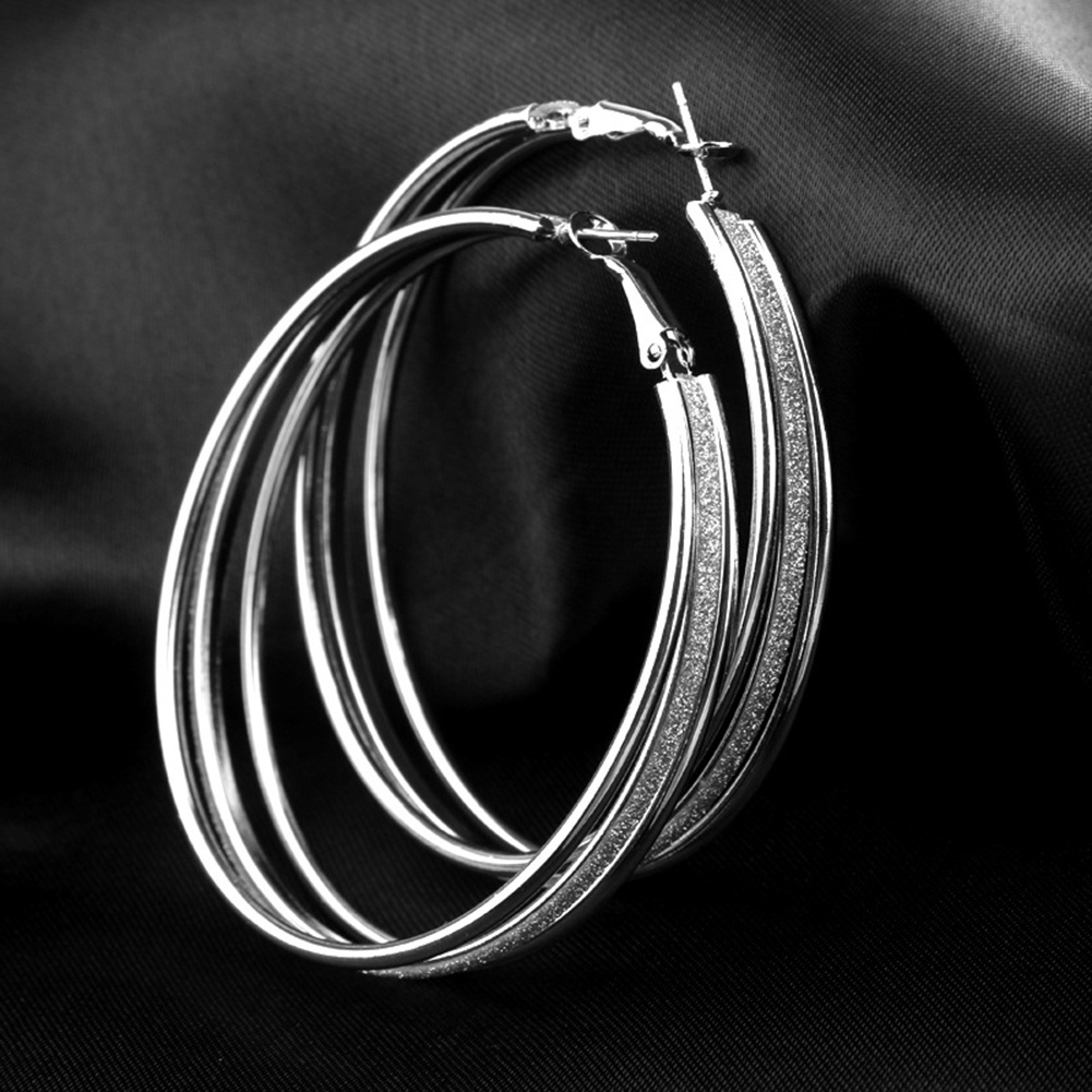 Đôi Bông Tai Khoen Tròn Thời Trang Cho Nữ