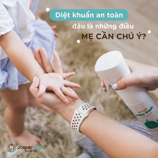 ❌xịt diệt khuẩn baby fresh - joona baby hàn quốc- diệt khuẩn đồ chơi, tiệt trùng bình sữa, núm ti giả cho bé - 300ml