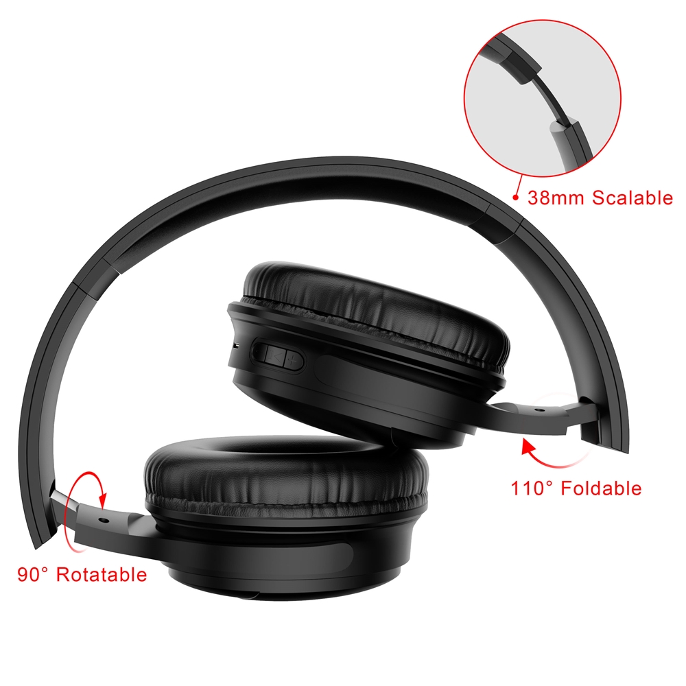 Pulierde Original H1 Pro Bluetooth 5.0 Headphones HIFI Stereo Wireless Over ear Noise Cancellation