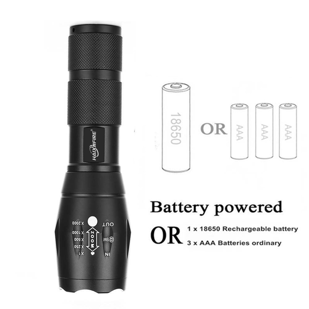Đèn Pin HaixnFire G700 LED Ánh Sáng Xanh Chống Thấm Nước Tiện Dụng Mang Theo Du Lịch Dã Ngoại