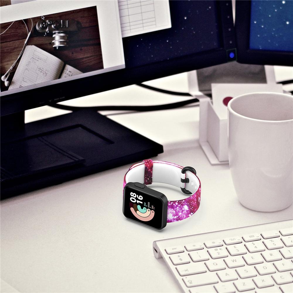 BTLIMER Dây Đeo Thay Thế Chất Liệu Silicon Màu Trơn Cho Xiaomi Mi Watch Lite Redmi