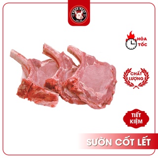 [FREESHIP][Chỉ giao HCM- Siêu tốc 2h] Sườn cốt lết - Thịt Heo tươi ngon loại 1