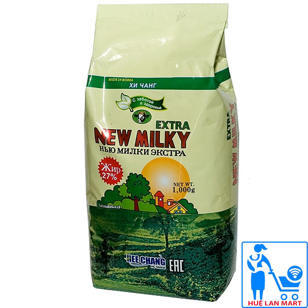 Sữa Bột Extra New Milky Nga Túi 1kg (Sữa béo tăng cân)