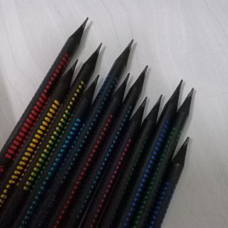 Bút chì gỗ đen 2B Neon Black