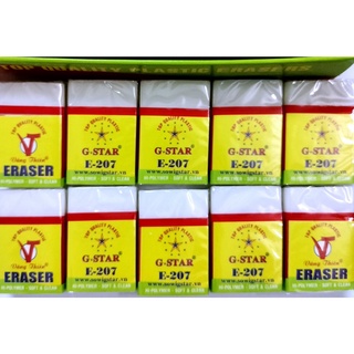 Combo 10 cục gôm trắng e-207 gstar