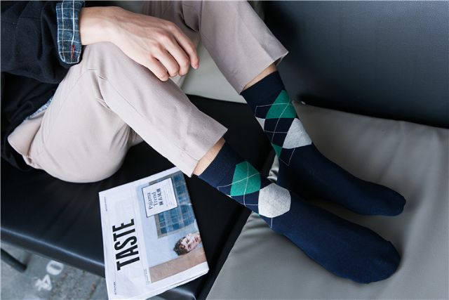 Tất vớ nam - tất cotton họa tiết