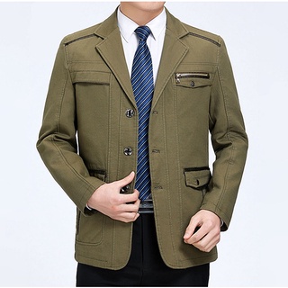 Áo khoác kaki nam dáng vest thanh lịch dày dặn, chống nhăn chống nước - CPAK01